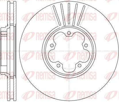 Kawe 6609 10 - Brake Disc autospares.lv