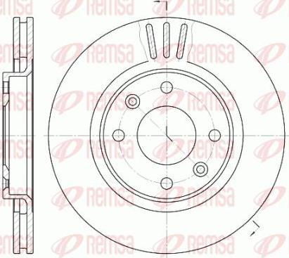 Kawe 6603 10 - Brake Disc autospares.lv