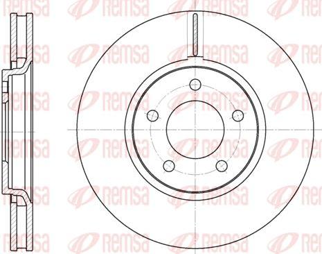 Kawe 66.0210 - Brake Disc autospares.lv