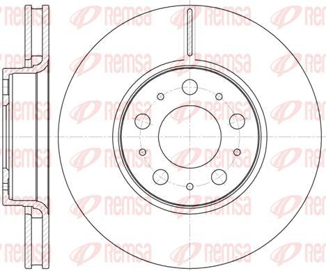 Kawe 6619 10 - Brake Disc autospares.lv