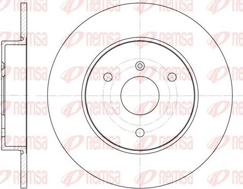 Kawe 6617 00 - Brake Disc autospares.lv