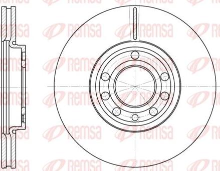 Kawe 6689 10 - Brake Disc autospares.lv