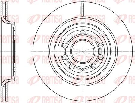 Kawe 6686 10 - Brake Disc autospares.lv