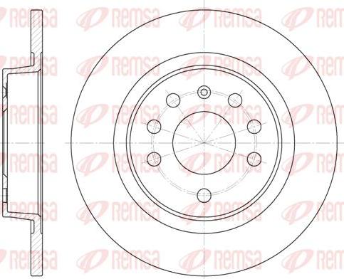 Kawe 6688 00 - Brake Disc autospares.lv