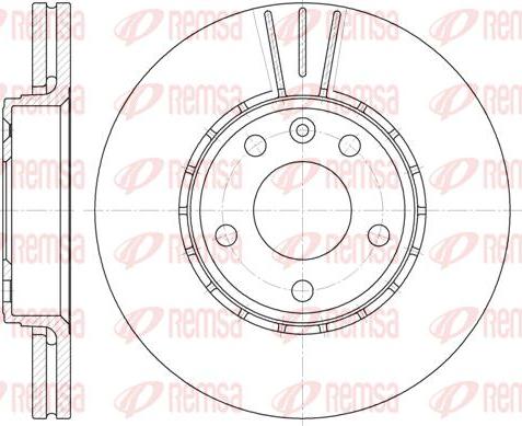 Kawe 6682 10 - Brake Disc autospares.lv