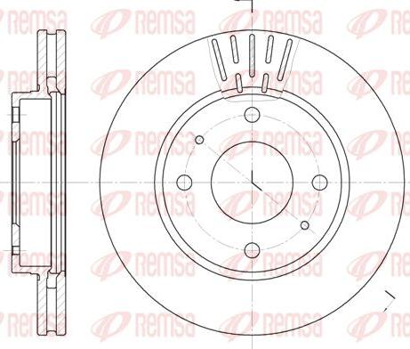 Kawe 6633 10 - Brake Disc autospares.lv