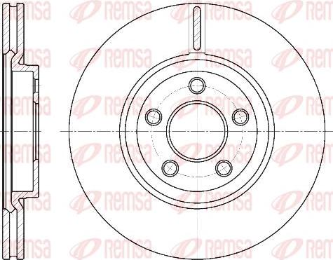 Kawe 6637 10 - Brake Disc autospares.lv