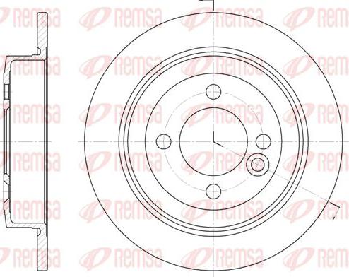 Kawe 6629 00 - Brake Disc autospares.lv