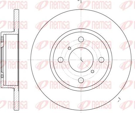 Kawe 6621 00 - Brake Disc autospares.lv