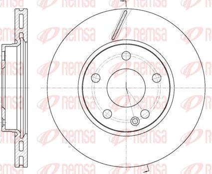 Kawe 6675 10 - Brake Disc autospares.lv