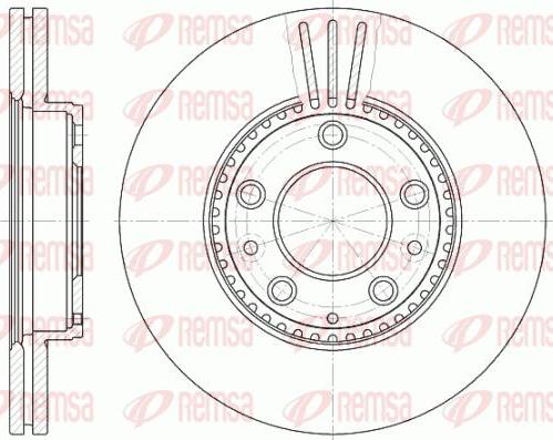 Kawe 6673 10 - Brake Disc autospares.lv