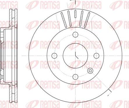 Kawe 6096 10 - Brake Disc autospares.lv