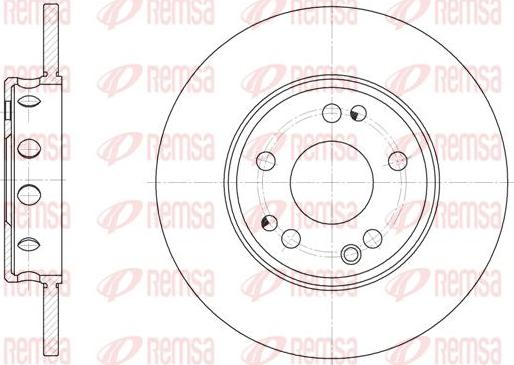 Kawe 6059 00 - Brake Disc autospares.lv