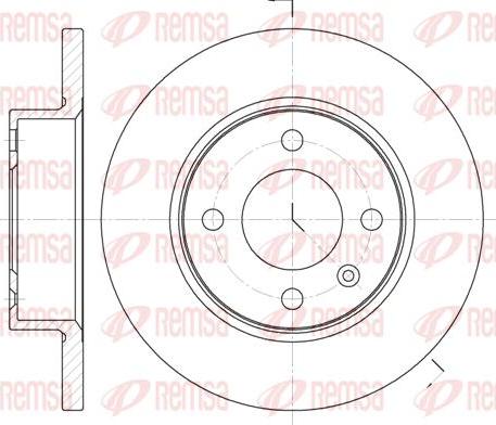 Kawe 6060 00 - Brake Disc autospares.lv