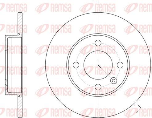 Kawe 6086 00 - Brake Disc autospares.lv