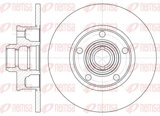 Kawe 6025 00 - Brake Disc autospares.lv