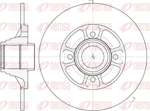 Kawe 6075 00 - Brake Disc autospares.lv