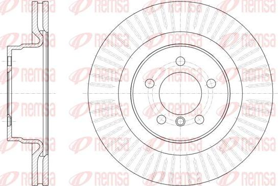 Kawe 61999 10 - Brake Disc autospares.lv