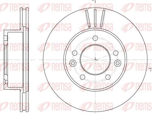 Kawe 61996 10 - Brake Disc autospares.lv