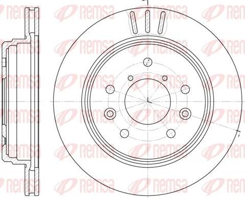 Kawe 61998 10 - Brake Disc autospares.lv