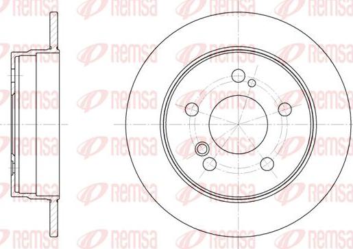 Kawe 6194 00 - Brake Disc autospares.lv