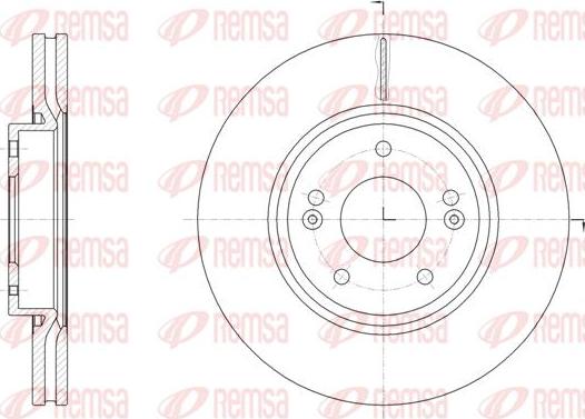 Kawe 61904 10 - Brake Disc autospares.lv