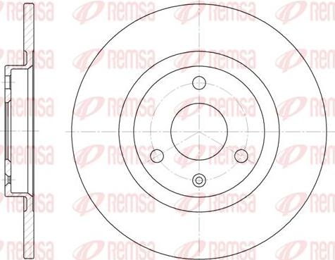 Kawe 6190 00 - Brake Disc autospares.lv