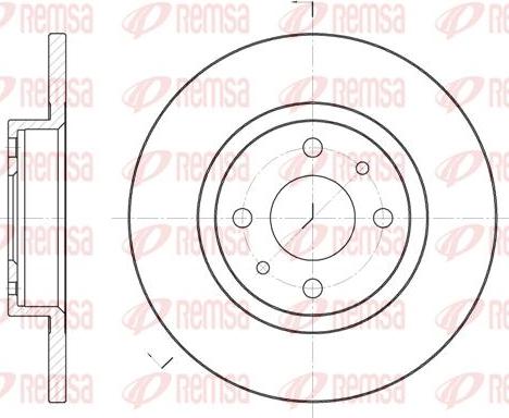 Kawe 6191 00 - Brake Disc autospares.lv