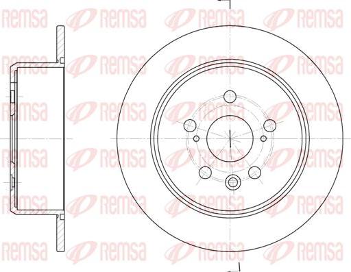 Kawe 61934 00 - Brake Disc autospares.lv