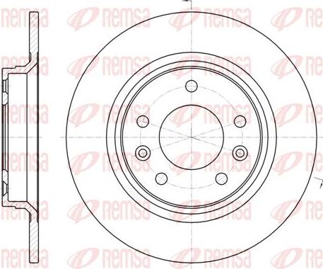 Kawe 61937 00 - Brake Disc autospares.lv