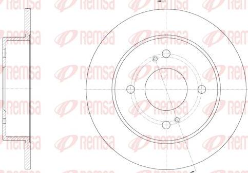 Kawe 61924 00 - Brake Disc autospares.lv