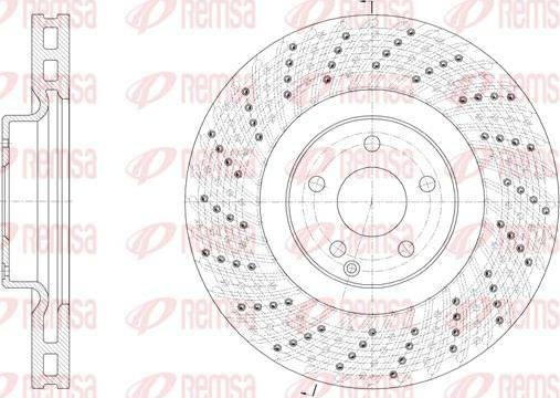 Kawe 61925 10 - Brake Disc autospares.lv