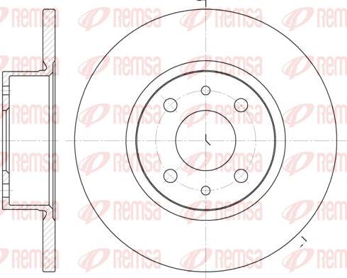 Kawe 6192 00 - Brake Disc autospares.lv