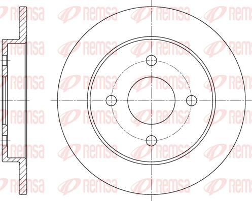 Kawe 61928 00 - Brake Disc autospares.lv