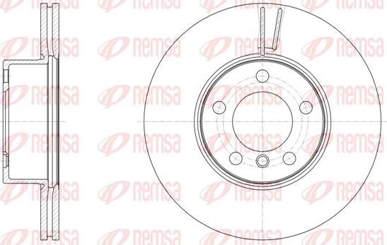 Kawe 61496 10 - Brake Disc autospares.lv