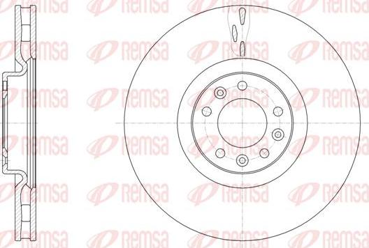 Kawe 61498 10 - Brake Disc autospares.lv