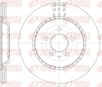 Kawe 61492 10 - Brake Disc autospares.lv