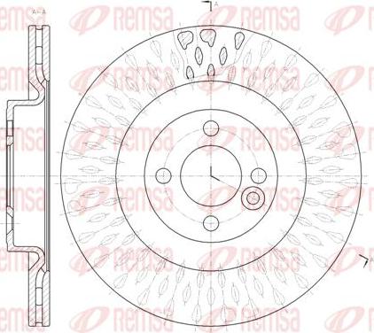 Kawe 61442 10 - Brake Disc autospares.lv