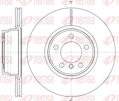 Kawe 61452 10 - Brake Disc autospares.lv