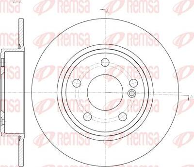 Kawe 61465 00 - Brake Disc autospares.lv