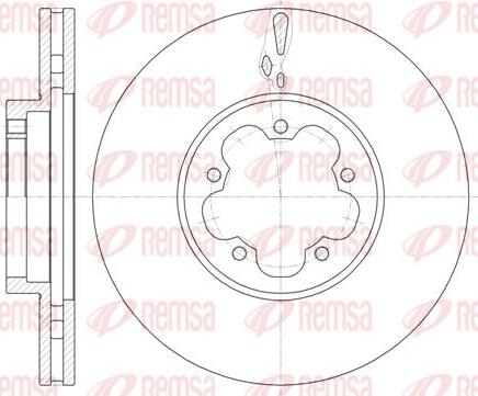 Kawe 61460 10 - Brake Disc autospares.lv