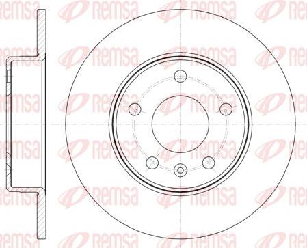 Kawe 61468 00 - Brake Disc autospares.lv