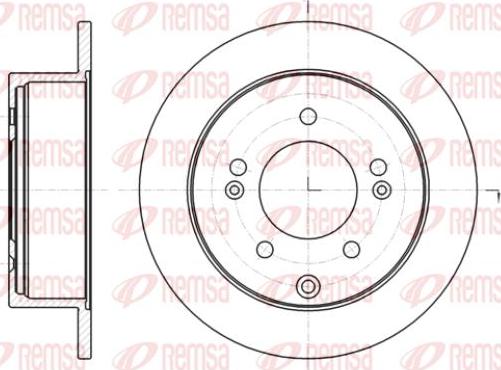 Kawe 61401 00 - Brake Disc autospares.lv