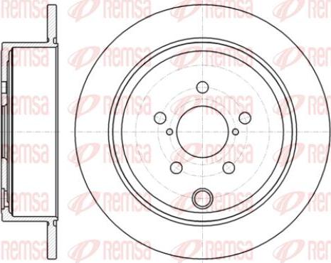 Kawe 61415 00 - Brake Disc autospares.lv