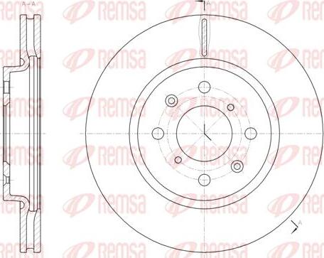 Kawe 61481 10 - Brake Disc autospares.lv