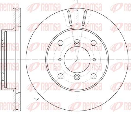 Kawe 6143 10 - Brake Disc autospares.lv