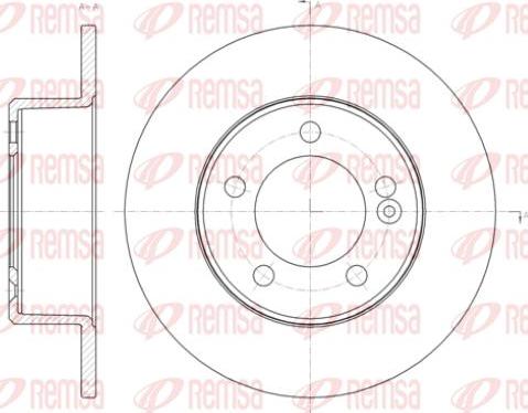 Kawe 61433 00 - Brake Disc autospares.lv