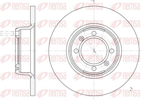 Kawe 6142 00 - Brake Disc autospares.lv