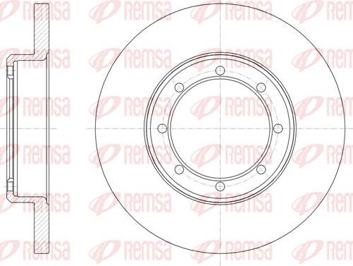 Kawe 61476 00 - Brake Disc autospares.lv