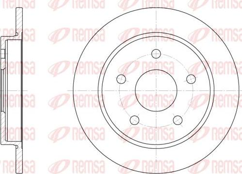 Kawe 6147 00 - Brake Disc autospares.lv